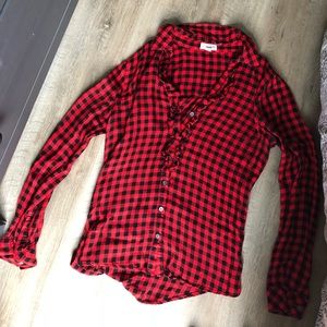 Plaid button up shirt